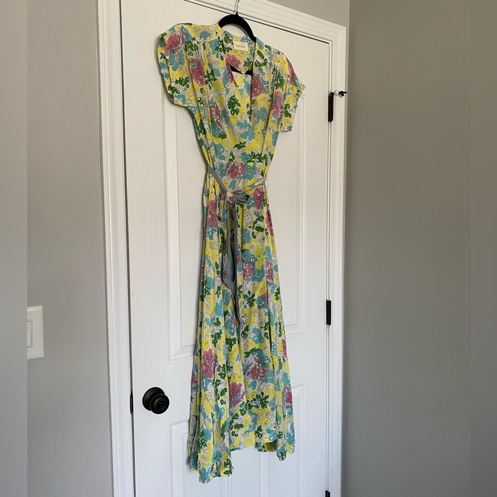 1940’s Vintage Textron Wrap Swing Dress